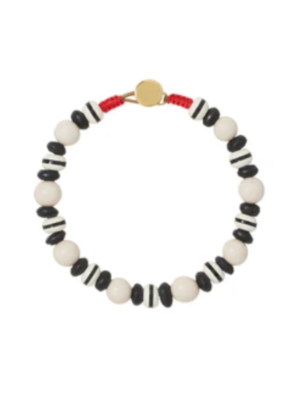 Roxanne Assoulin Bone & Black Coconut Bracelet